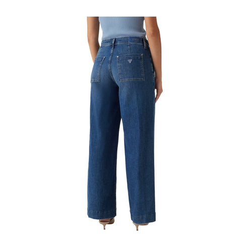 Guess Jeans Jeans Donna Zoya Chino Cropped Denim chiaro P25 - GUESSW5RA1LD5L73 - J4SM - 25 - Francavilla Moda